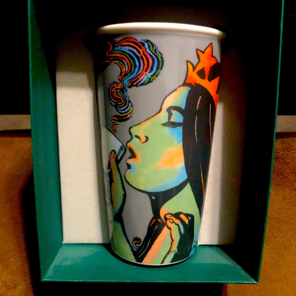 Starbucks hot tumbler w/top